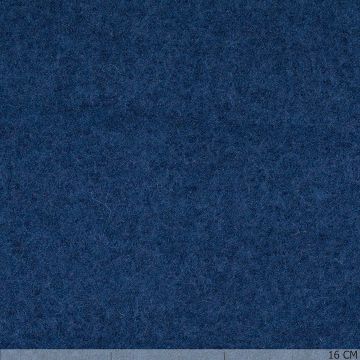 Walkloden Wollfilz Bouclé Blau