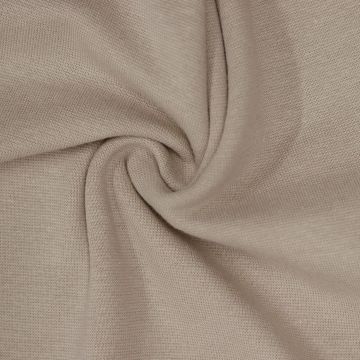 Feinripp-Bündchenstoff Dunkelbeige