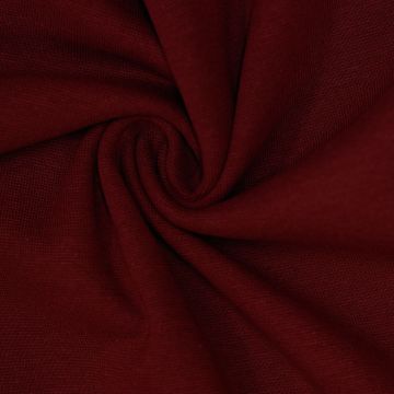 Feiner Bündchenstoff Bordeaux