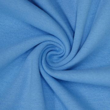 Feiner Bündchenstoff Babyblau