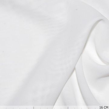 Chiffon Voile gebrochen weiß