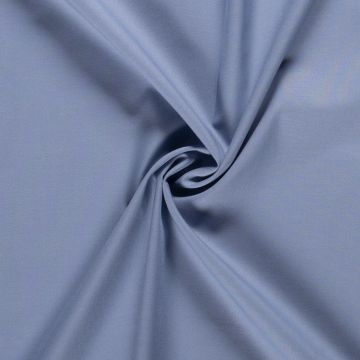 Uni-Baumwollpopeline Graublau