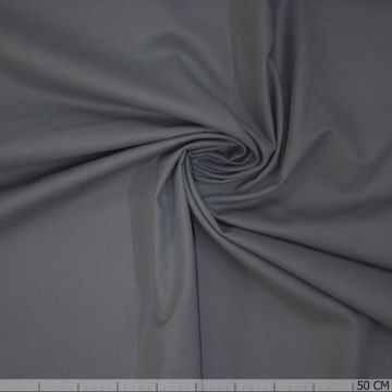 Basic Baumwollstoff Uni Grau