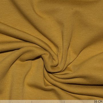 Baumwolljersey angeraut ocker