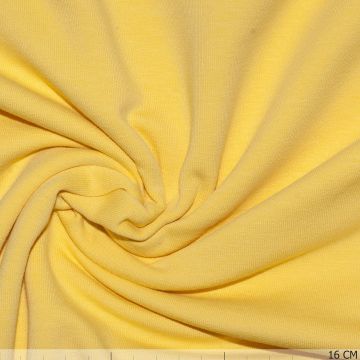 Baumwolljersey angeraut gelb
