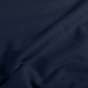 Brushed Cotton Trikot Marineblau