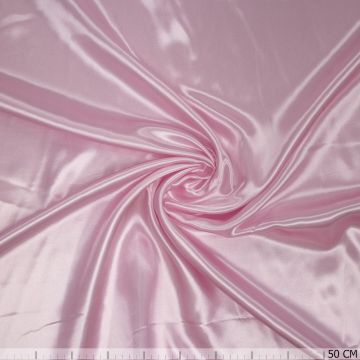 Fred Satin Pink – glänzender Satinstoff in Pink