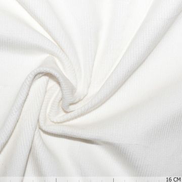 Babycord Stretch Uni gebrochen weiß