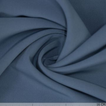 HQ Terlenka Comfort Stretch 4-Way Double Weave Blau-Grau