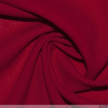 Italienischer Woll-Crêpe Rot