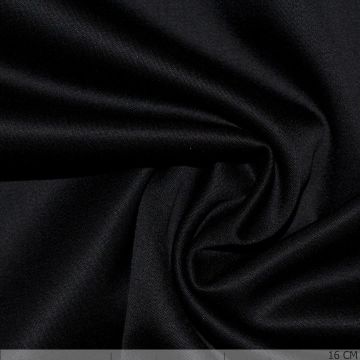 Italienischer HQ Wollstretch Black