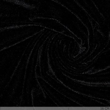 Einfarbiger Stretch-Velours Black