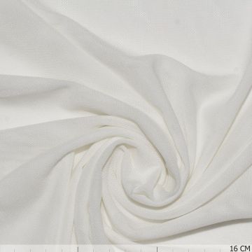 Stretch Mesh Fine gebrochen weiß