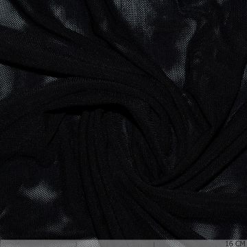 Stretch Mesh Fine schwarz