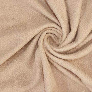 Waschbares Bouclé-Vlies Nude
