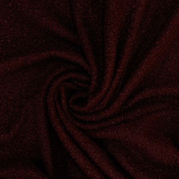 Waschbares Bouclé-Vlies Deep Plum