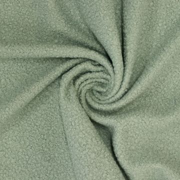 Waschbarer Bouclé-Filz Dusty Green