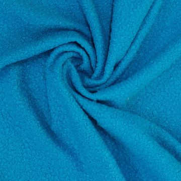 Waschbarer Bouclé-Filz Caribbean Blue