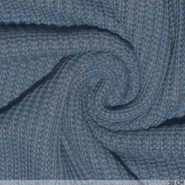 Strickstoff Big Knit blaugrau