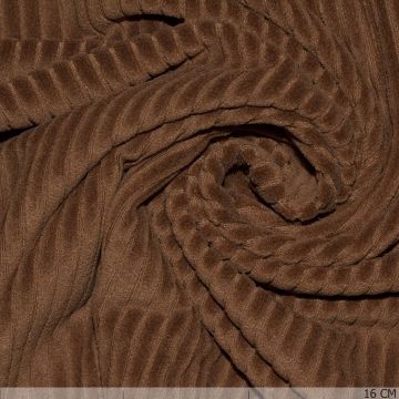 Gestrickter Corduroy Camel