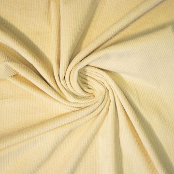 Cord Stretch Washed Pastellgelb