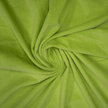 Cordstretch gewaschen Apfelgrün