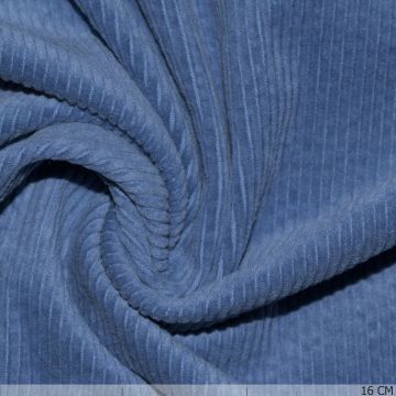 Stretch-Breitcord in Washed-Jeansoptik