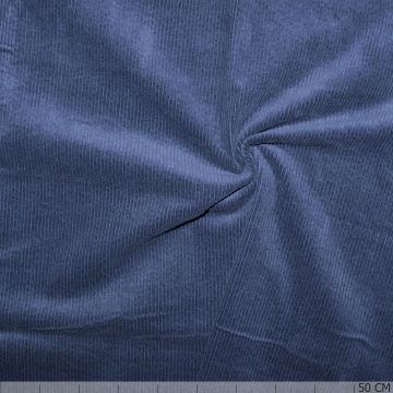 Breitcord Stretch in Waschoptik - Ink Blue