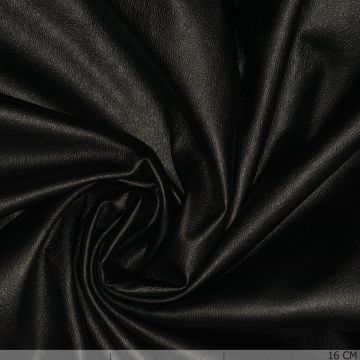 Lederimitat Air Washed schwarz