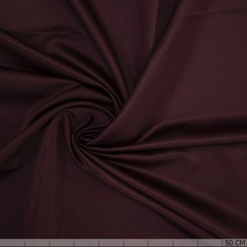 Mikrofaser Satin dunkelbordeauxrot