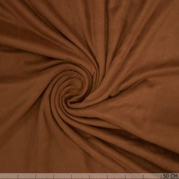 Double Face Suede-Fleece Brique