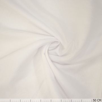 Inbetween-Store mit Slub-Struktur Weiß 295 cm mit Bleiband