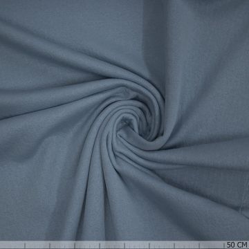 Doppelt Gestrickt Stickerei hellblau