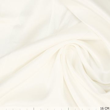 Reine Seide Stretch gebrochen Weiß