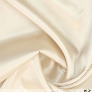 Reine Seiden-Stretch Ecru