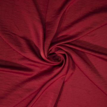 Milano Stretch-Satin Dunkelrot