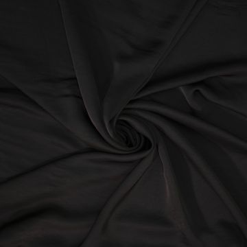 Milano Stretch-Satin Schwarz