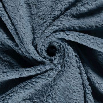 Heavy Teddy Baumwolle rauchblau