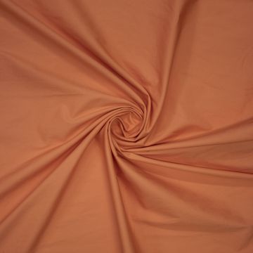 Stretch-Popeline Washed in Zartorange