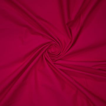 Stretch-Popeline gewaschen Fuchsia