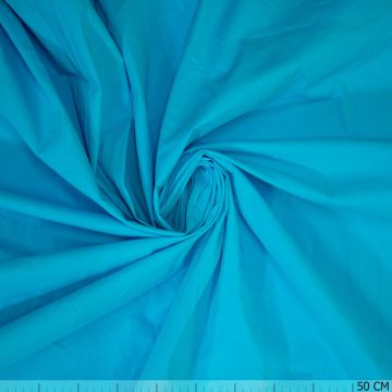 Stretch-Popeline washed aqua