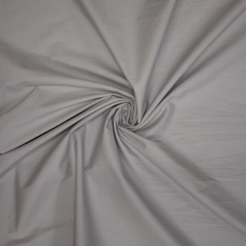 Stretch-Popeline washed Silbergrau