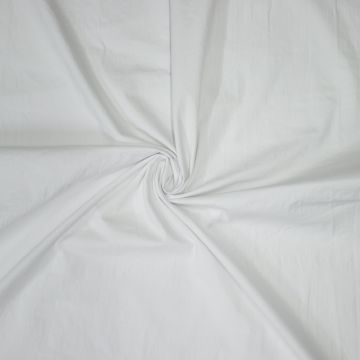 Silicone Stretch Popeline Weiß