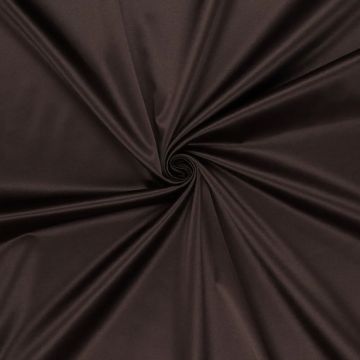 Heavy Stretch Satin Dunkelbraun