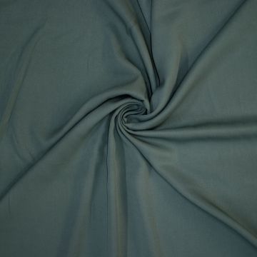 Viskose-Twill Uni Dunkelmint