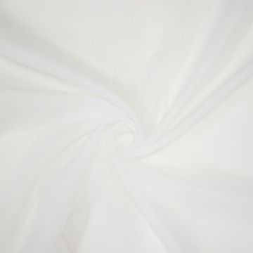 Inbetween-Gardinenstoff elegante Leinenoptik Weiß