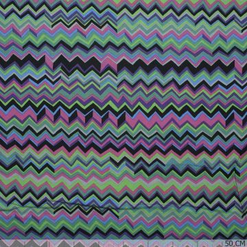 Kaffe Fassett Zig-Zag Agate Baumwoll-Popeline