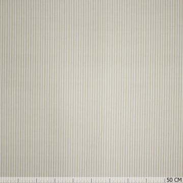 Bio-Baumwolle COTONET Streifen beige/weiß