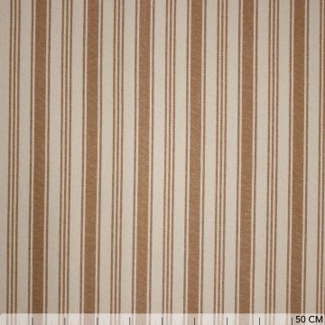 Cotton Naturstreifen Camel