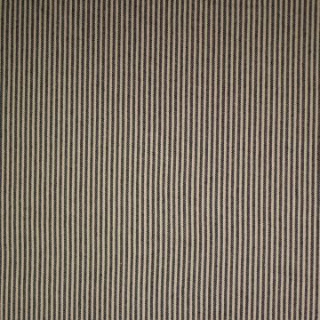 Cotton Natural Streifen 3 mm Leinen Schwarz